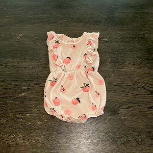 Kyte Baby Bubble Romper in Peach